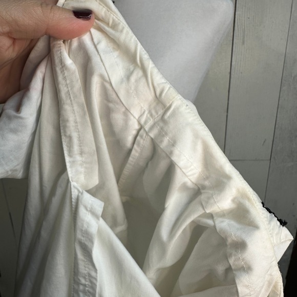 RARE $495 Mii Collection Embroidered Collar White Long Sleeve Blouse Women's Top - Picture 10 of 13